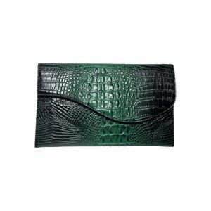 6583 Classic Faux Leather Evening Clutch Purse and Chinese-Style